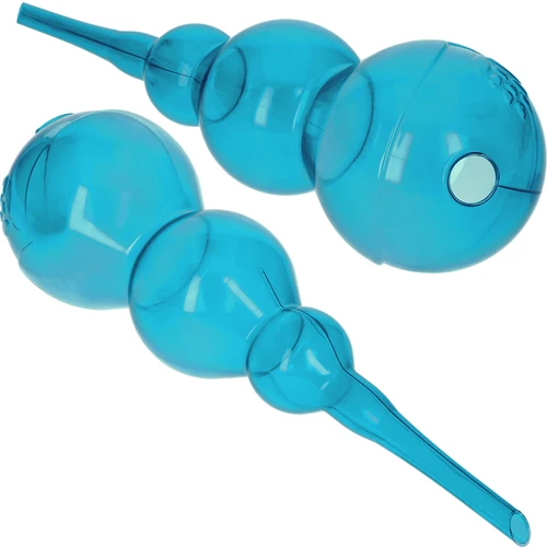 Trojna (trikomorna) namakalna krogla, prozorno modra, 600 ml - 2