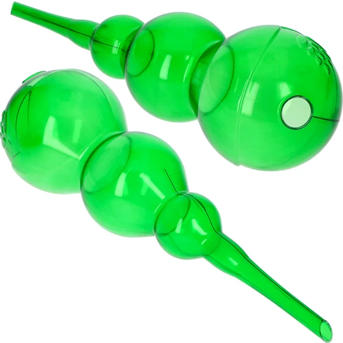 Trojna (trikomorna) zalivalna krogla, prozorno zelena, 600 ml - 2