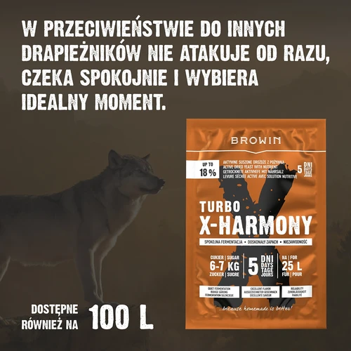 Turbo kvas X-Harmony 18 %, 25 L, 138 g - 7