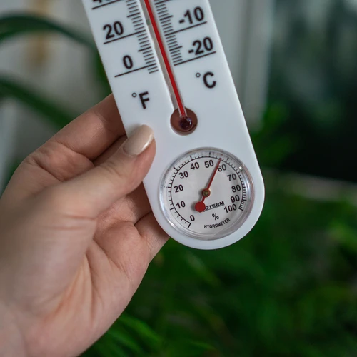 Univerzalni bel termometer s higrometrom (od -20 °C do +50 °C) 25 cm - 4