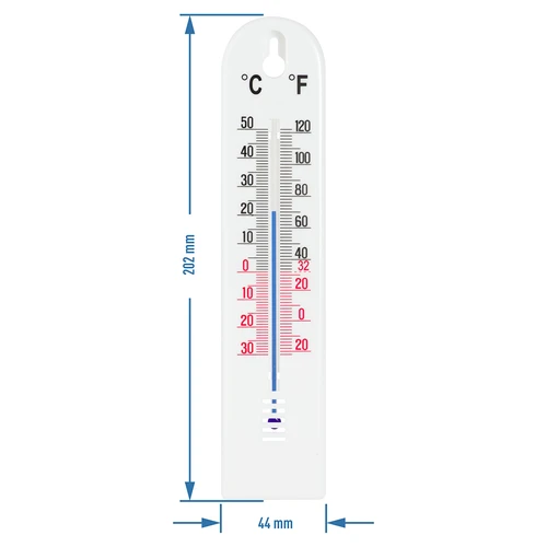 Univerzalni beli termometer (-30 °C do +50 °C) 20 cm - 2