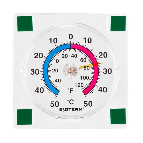 Univerzalni prozoren, samolepilni termometer (-50 °C do +50 °C)