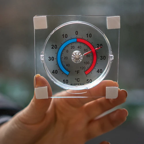 Univerzalni prozoren, samolepilni termometer (-50 °C do +50 °C) - 4