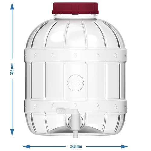 Večnamenski kozarec s pipico 10L - 8