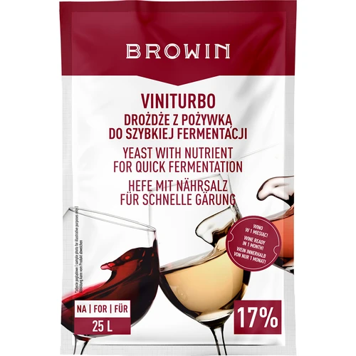 ViniTurbo - vinske kvasovke za hitro fermentacijo, 20 g