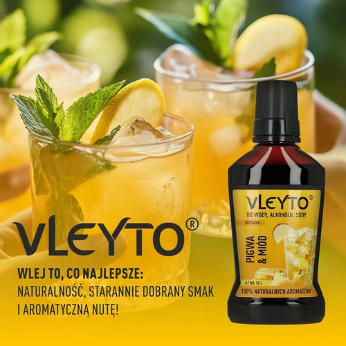 VLEYTO Kutina & Med – esenca okusa z naravnimi aromami, 250 ml - 6