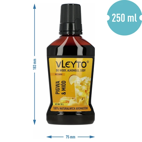 VLEYTO Kutina & Med – esenca okusa z naravnimi aromami, 250 ml - 5
