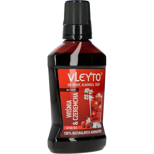 VLEYTO Višnja & Čremsa – okusna esenca z naravnimi aromami, 250 ml - 3
