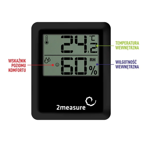 Vremenska postaja – elektronska, brezžična, črna - 4