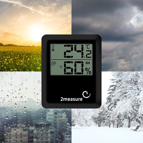 Vremenska postaja – elektronska, brezžična, črna - 10