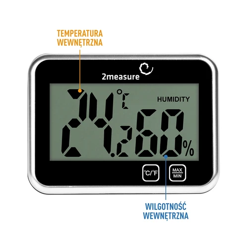 Vremenska postaja – elektronska, brezžična, črna - 5