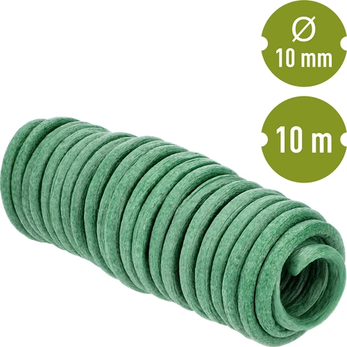 Vrtna žica, prevlečena s penasto oblogo, zelena, 10 m, fi 10mm - 2