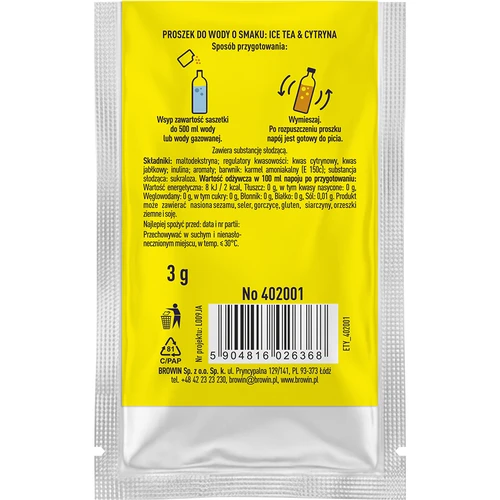 Vsypto Ice Tea Limona - paket 15x3g - 6