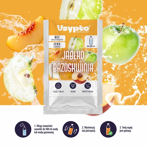 VSYPTO okus Jabolko Breskev, 3 g - 6