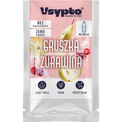 VSYPTO z okusom Hruška Brusnica, 3 g - 2
