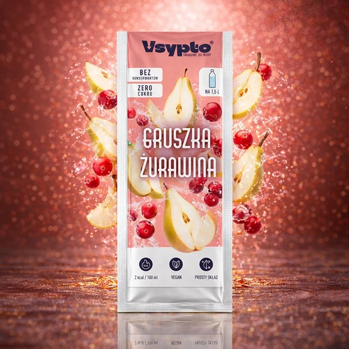 VSYPTO z okusom hruška-brusnica, 9 g - 5