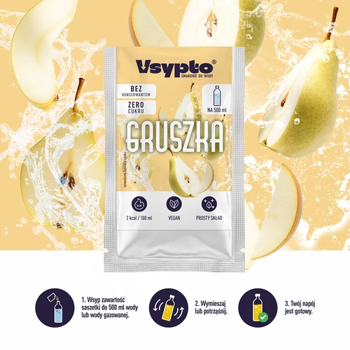 VSYPTO z okusom hruške, 3 g - 6