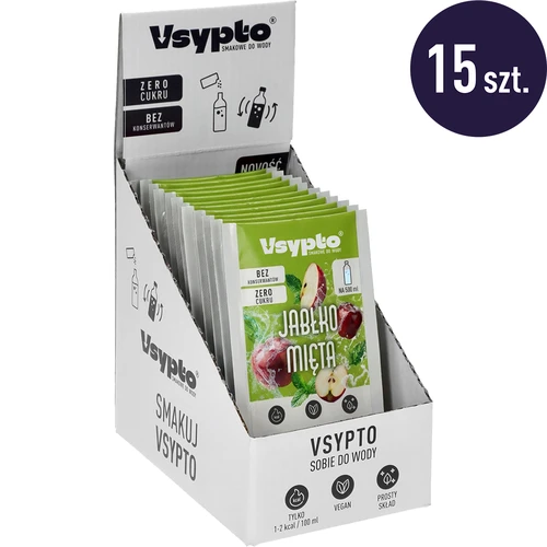 VSYPTO z okusom jabolko-meta, 3 g - 10