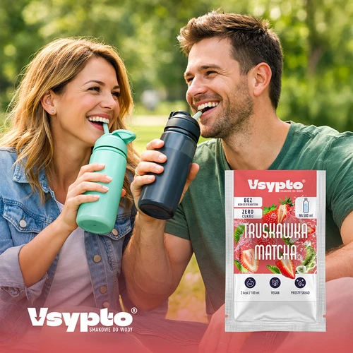VSYPTO z okusom Jagoda Matcha, 3 g - 7