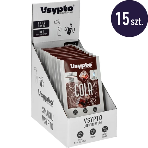 VSYPTO z okusom kole - prašek z okusom za vodo, 3 g - 10
