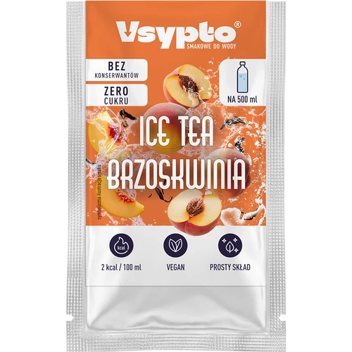 VSYPTO z okusom ledeni čaj breskev, 3 g - 2