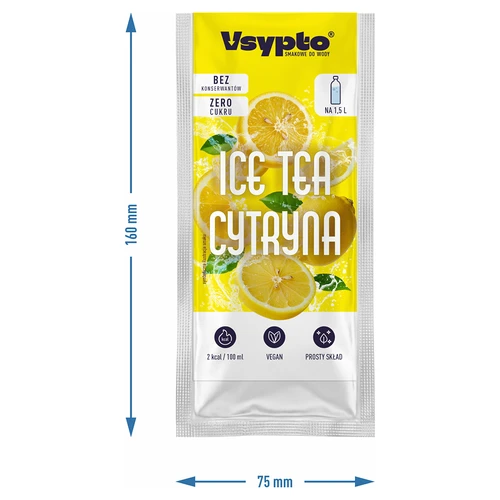 VSYPTO z okusom Ledeni čaj Limona, 9 g - 4