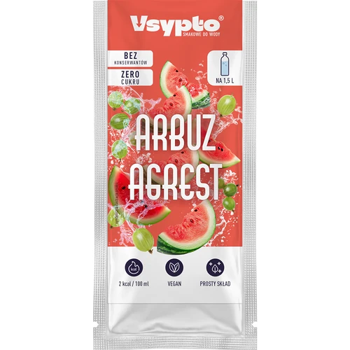 VSYPTO z okusom lubenice in kosmulje, 9 g - 2