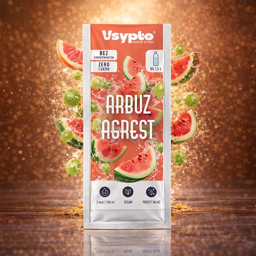 VSYPTO z okusom lubenice in kosmulje, 9 g - 5