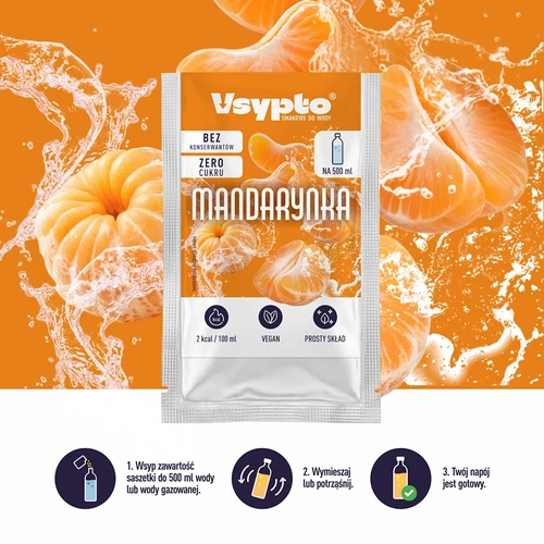 VSYPTO z okusom mandarine, 3 g - 6