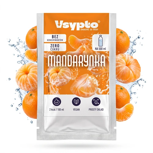 VSYPTO z okusom mandarine, 3 g