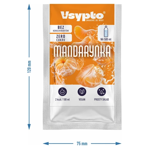 VSYPTO z okusom mandarine, 3 g - 4