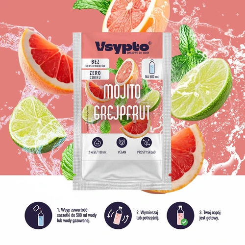 VSYPTO z okusom Mojito grenivka, 3 g - 6
