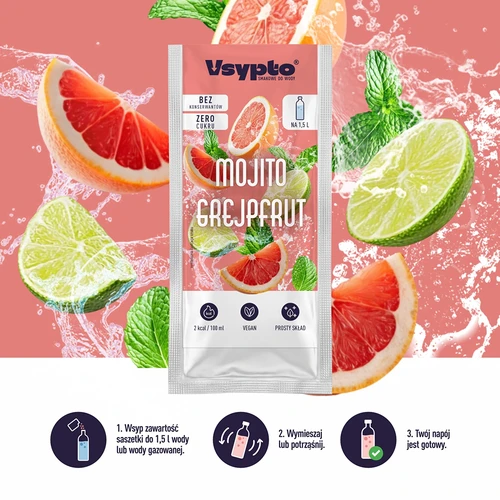 VSYPTO z okusom Mojito Grenivka, 9 g - 6
