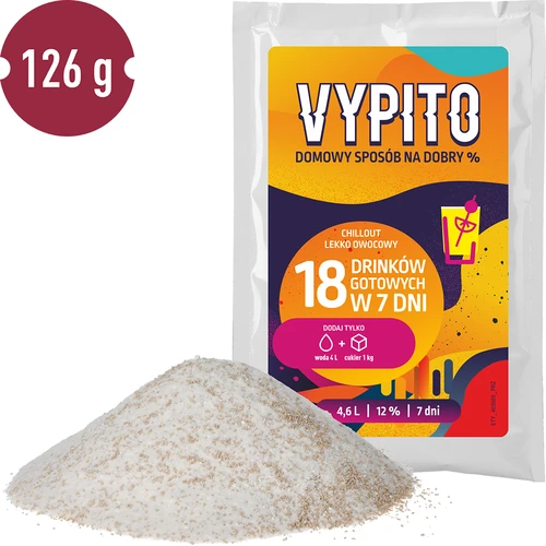 VYPITO 12%, vrečka za 18 drinkov - Chillout rahlo sadni, 126 g - 3