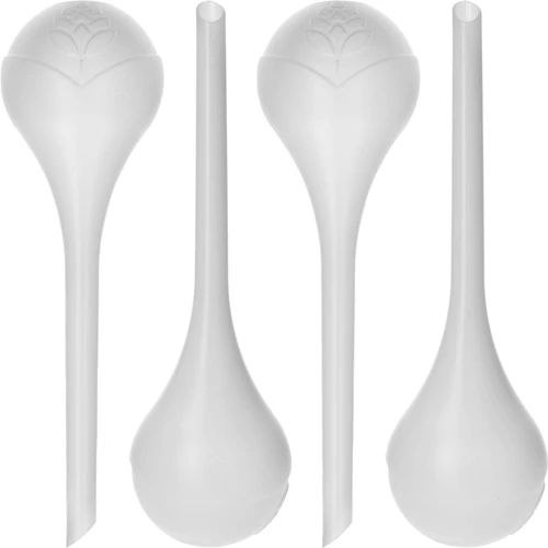 Zalivalne krogle za rastline, bele polprozorne, 400 ml, 4 kosi.