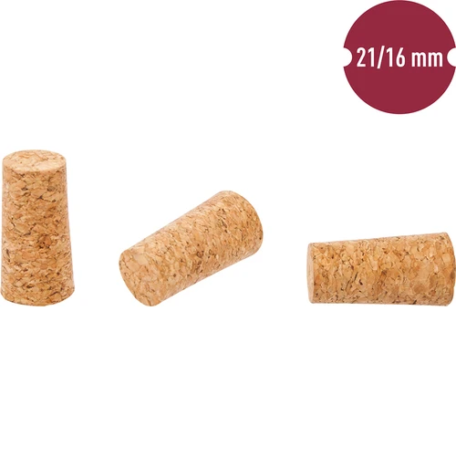 Zamašek iz plute 21/16 mm, 10 kosov - 2