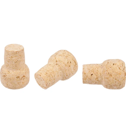 Zamašek v obliki gobe iz plute, premer 19 mm - 5 kos.