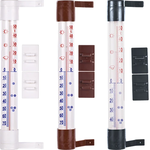 Zunanji termometer 23 cm - komplet 25 kosov, mešano