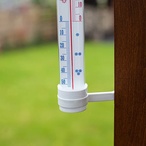 Zunanji termometer, bel (-50 °C do +50 °C), 27 cm - 3