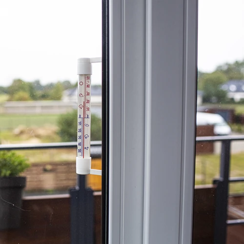 Zunanji termometer, bel (od -60 °C do +50 °C) 23 cm - 2