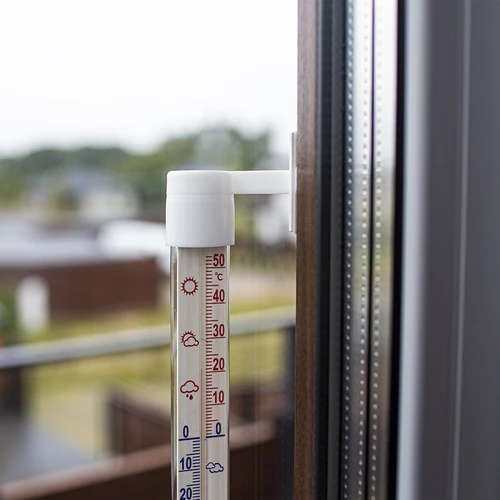 Zunanji termometer, bel (od -60 °C do +50 °C) 23 cm - 3