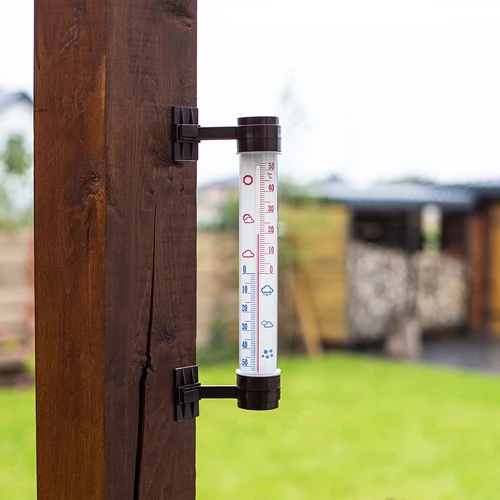 Zunanji termometer, rjav (od -50 °C do +50 °C) 27 cm - 2