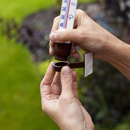 Zunanji termometer, rjav (od -60 °C do +50 °C) 23 cm - 6