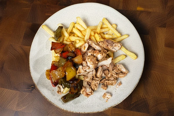 Gyros iz piščančjih stegen