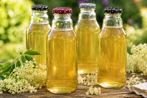 Sirup iz cvetov črnega bezga z dodatkom pektina