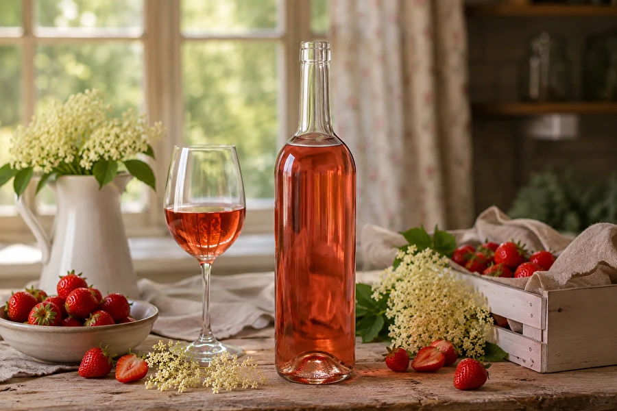Browin Przepiśnik - Jagodovo vino z noto cvetov črnega bezga